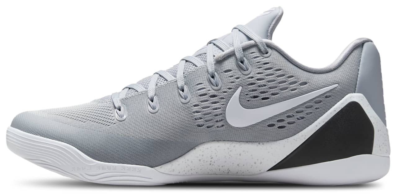 Nike Kobe 9 Elite Low EM Sneaker Gray 11.5 New