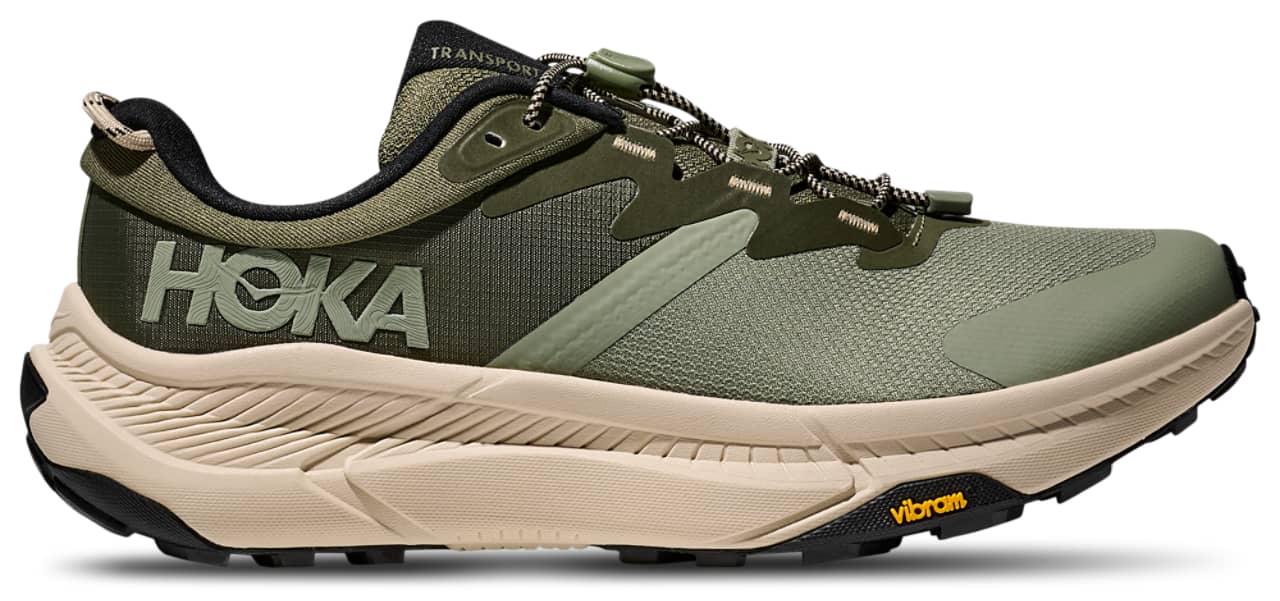Hoka Transport Sneaker Green Full Size Run New