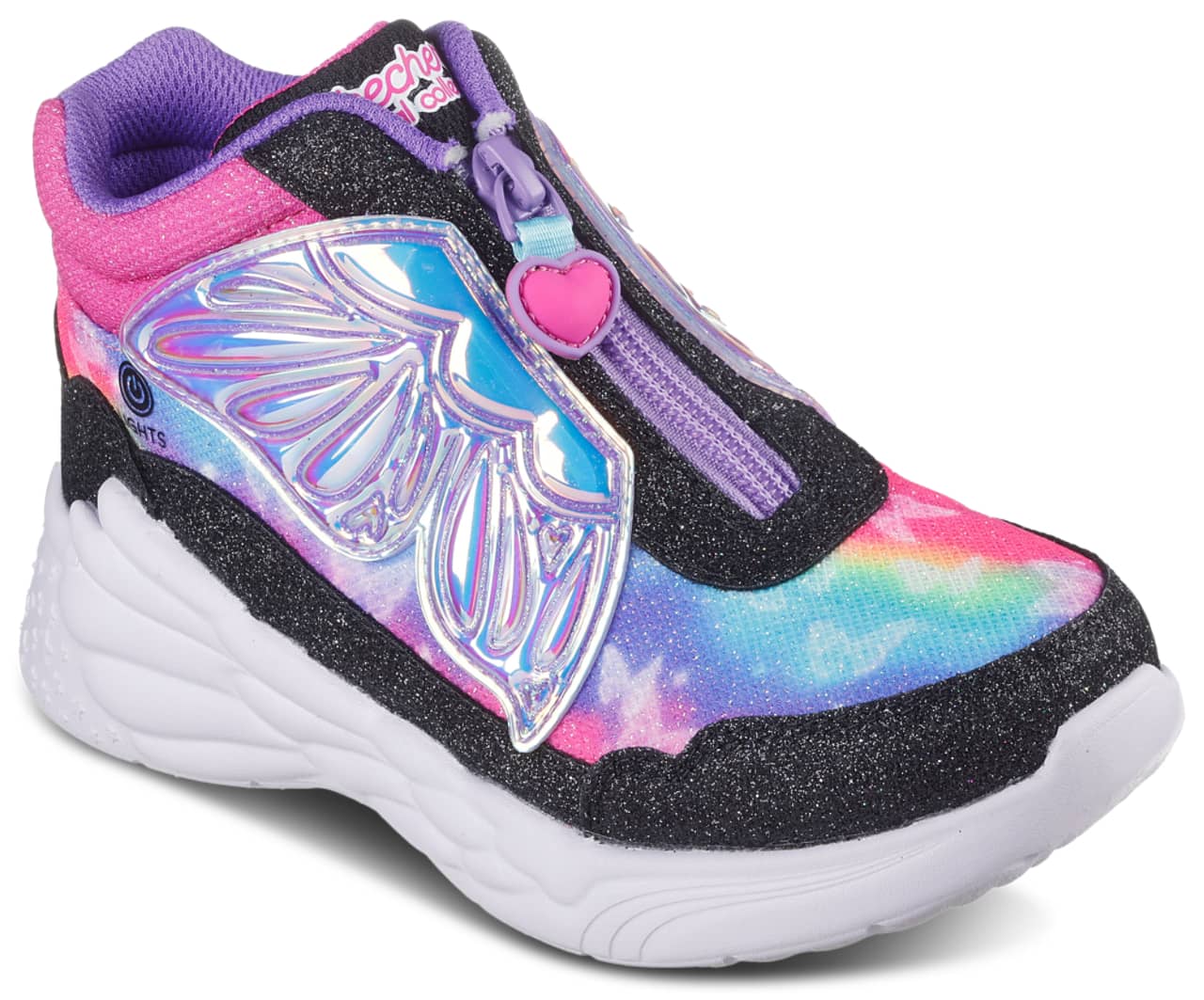 Skechers Dream Racer Butterfly Express Sneaker Black 2.5 New