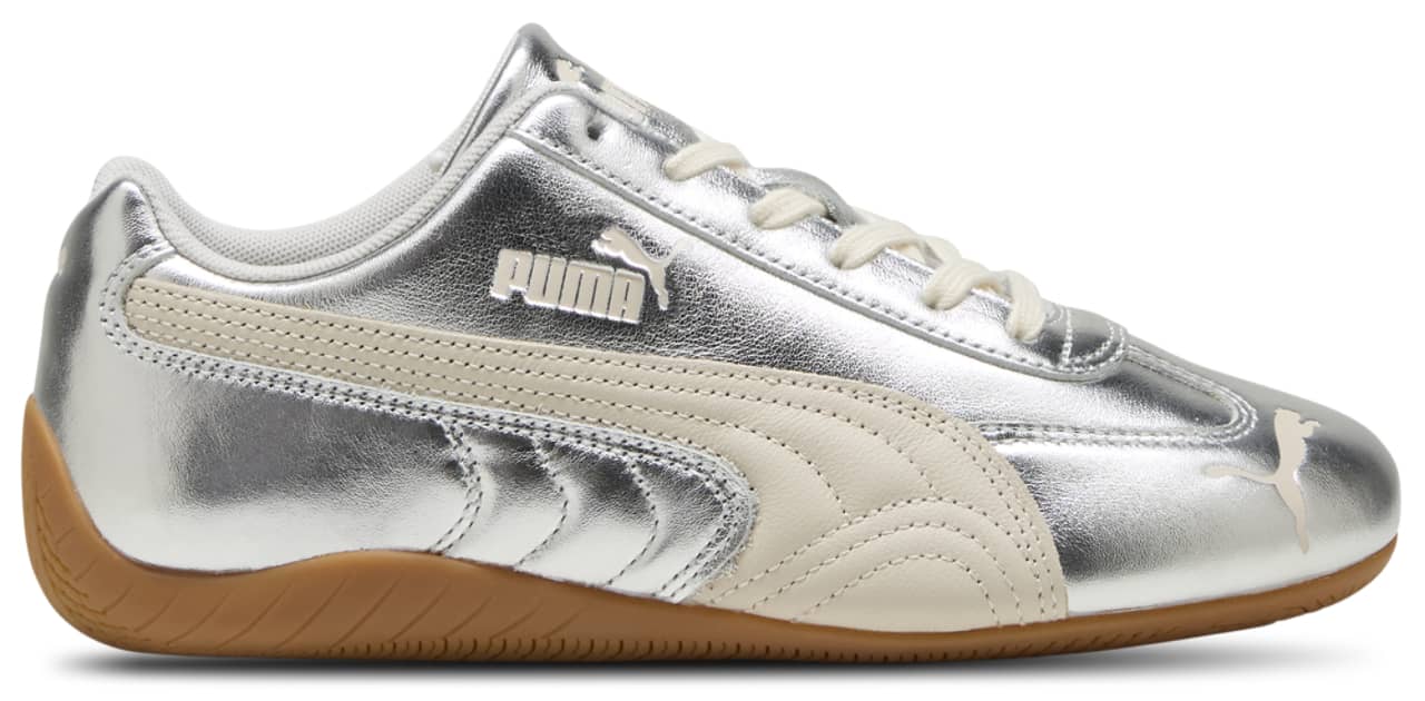 Puma Speedcat Silver Sneaker White 6.5 New