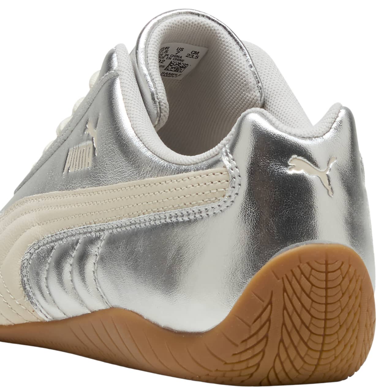 Puma Speedcat Silver Sneaker White 6.5 New