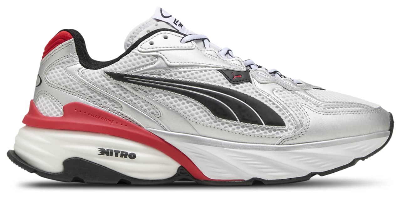 Puma Fade NITRO LS+ Sneaker Silver 9.5 New