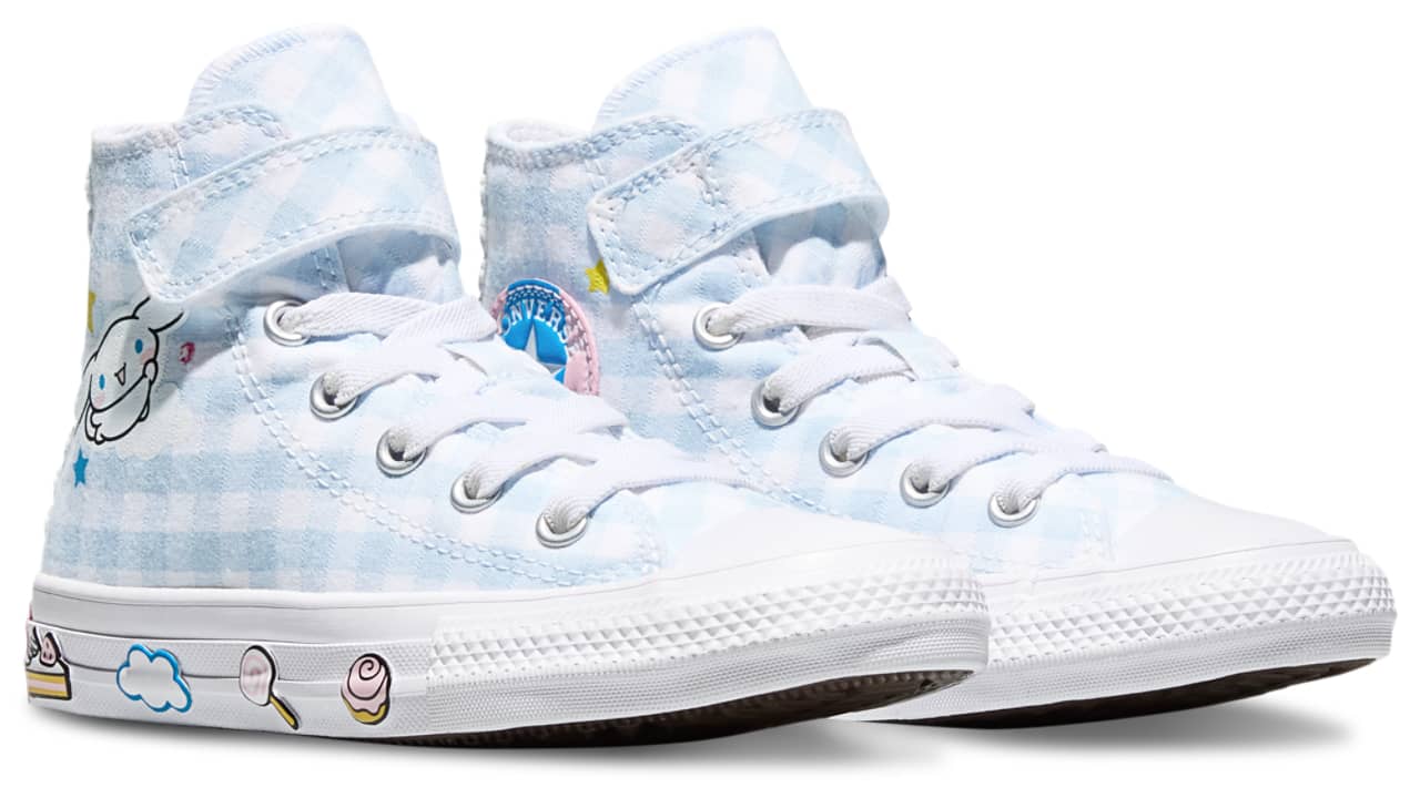 Converse CTAS 1V Hello Kitty Sneaker White 1.5 New