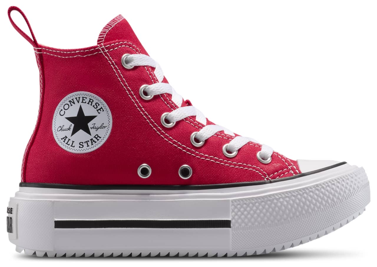 Converse Lift Double Stack Hi Sneaker Red 2.5 New