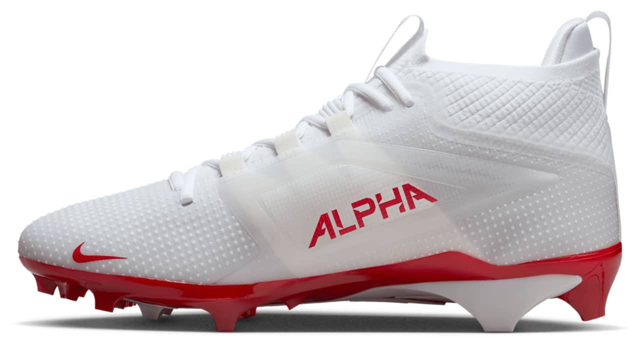 Nike Alpha Menace 4 Elite Sneaker Red 9.5 New
