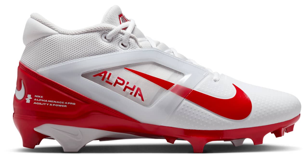 Nike Alpha Menace 4 Pro Sneaker White 9.5 New