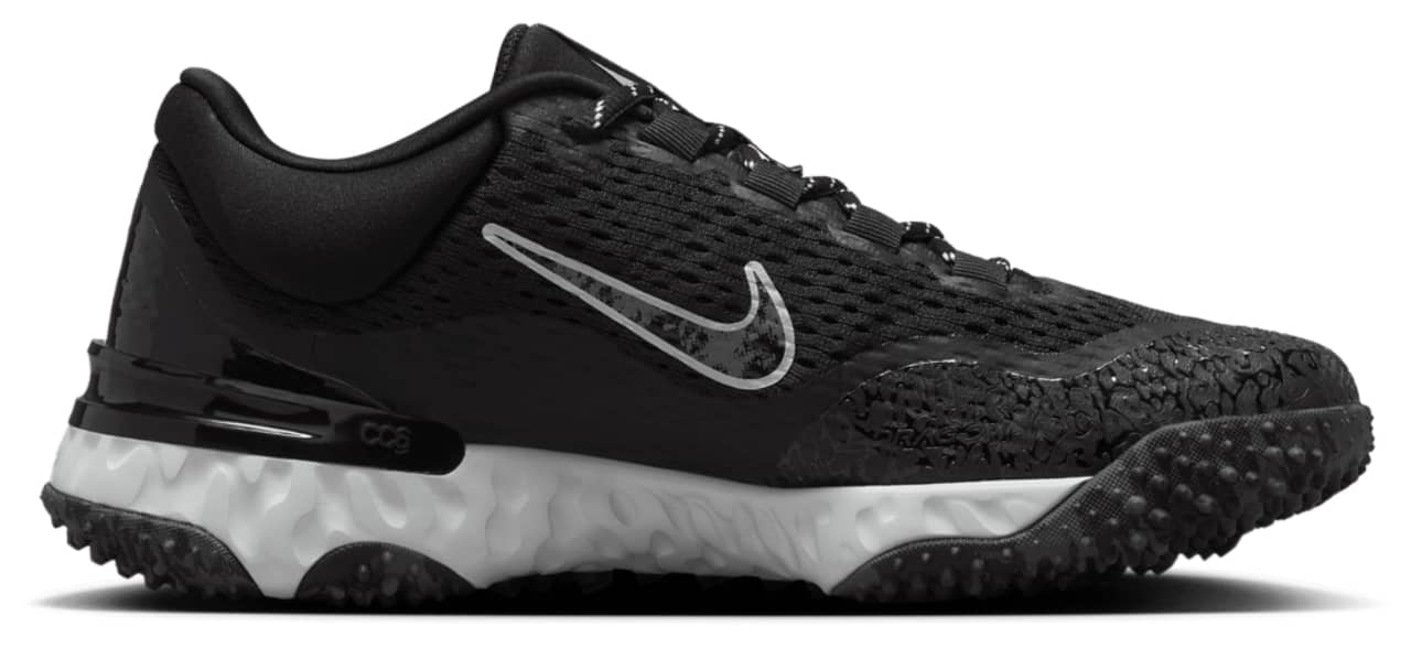 Nike Alpha Huarache Elite 4 TF Sneaker Black 9.5 New