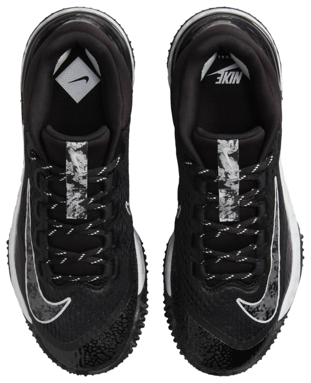Nike Alpha Huarache Elite 4 TF Sneaker Black 9.5 New