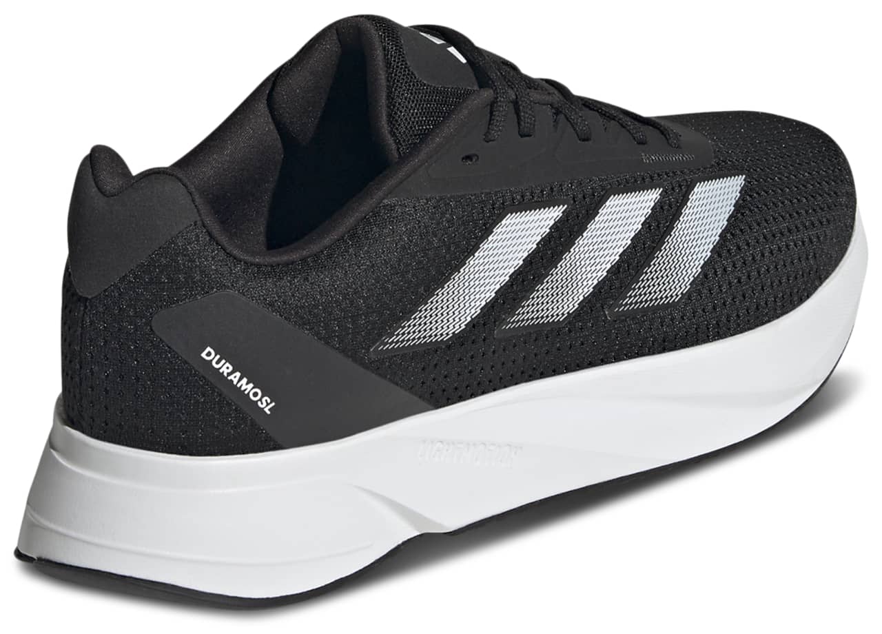 Adidas Duramo SL Wide Lightmotion Sneaker Black 8.5 New