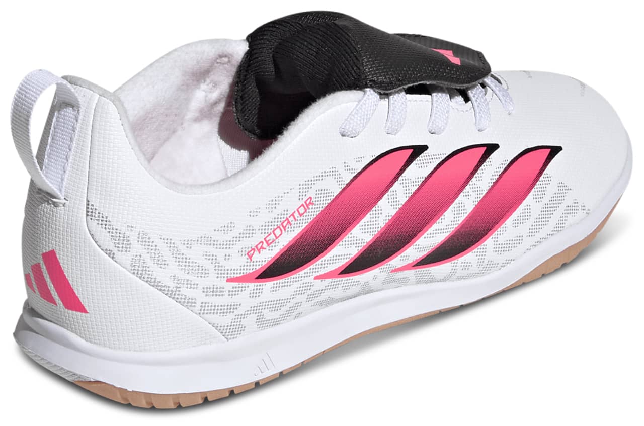 Adidas Predator Club Fold-Over Tongue Indoor Sneaker White 4.5 New
