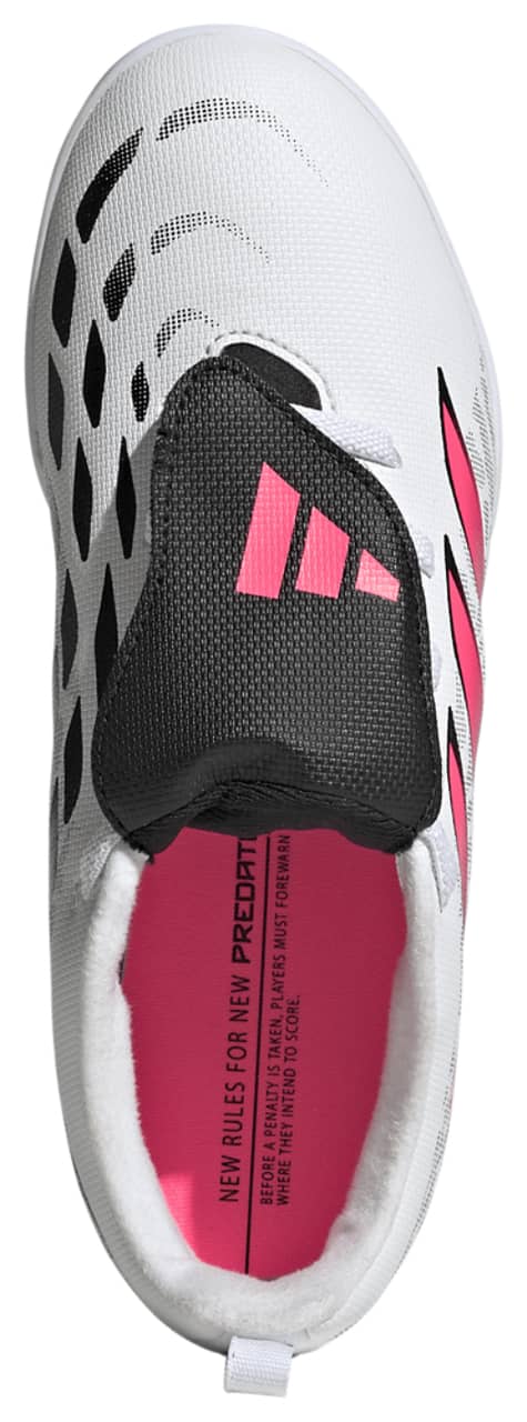 Adidas Predator Club Fold-Over Tongue Indoor Sneaker White 4.5 New