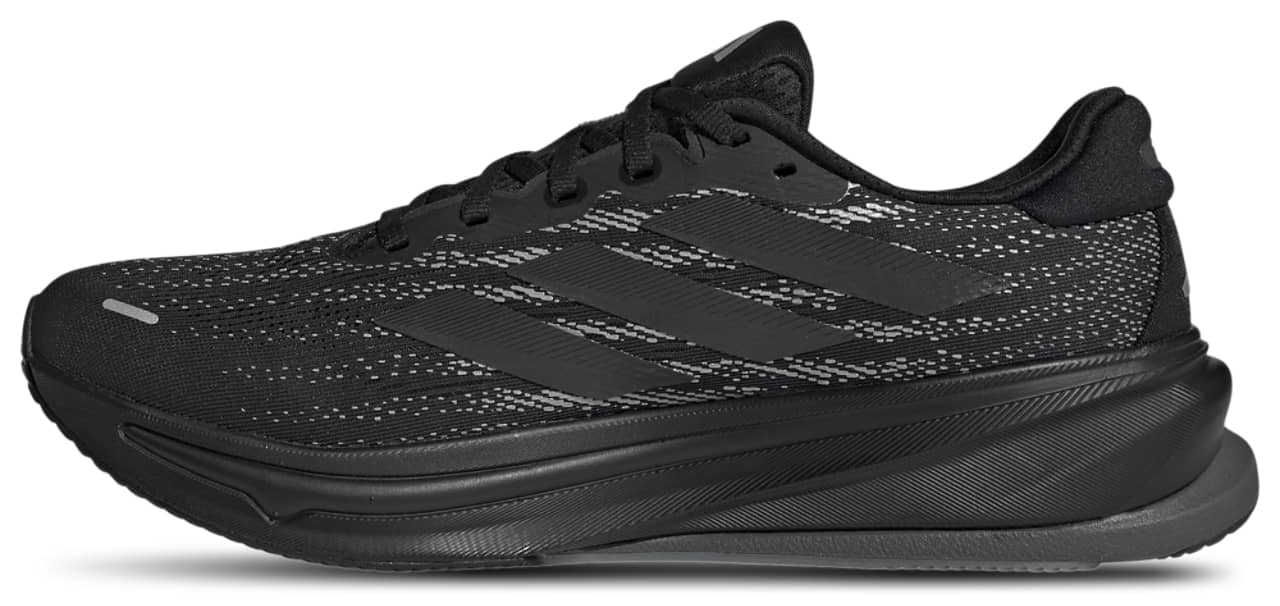 Adidas Supernova Rise 2 Sneaker Black 9.5 New