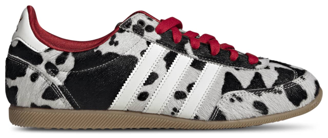 Adidas Japan Cow Print Sneaker White 7.5 New