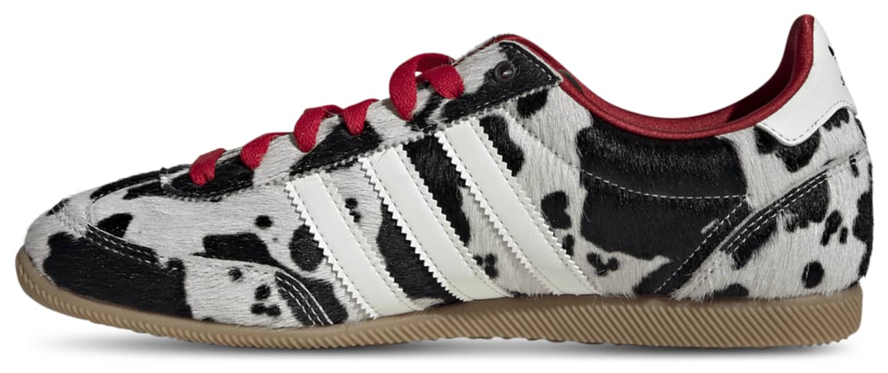 Adidas Japan Cow Print Sneaker White 7.5 New