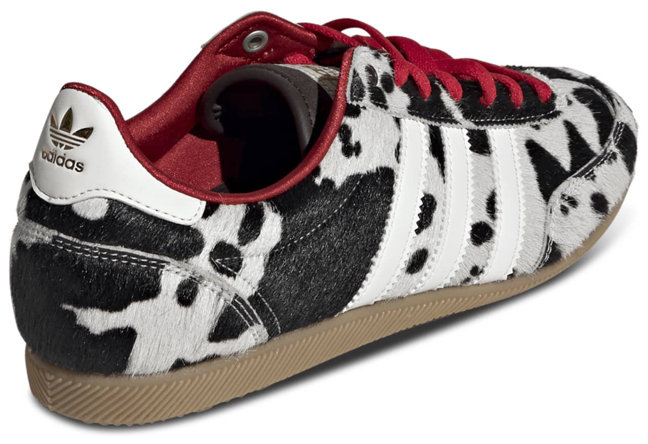 Adidas Japan Cow Print Sneaker White 7.5 New