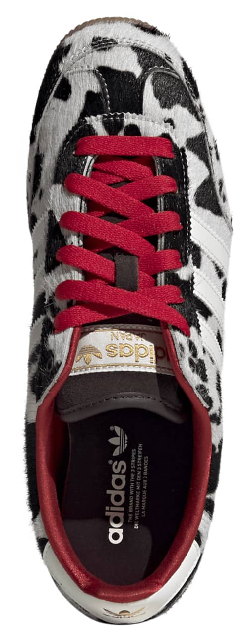 Adidas Japan Cow Print Sneaker White 7.5 New