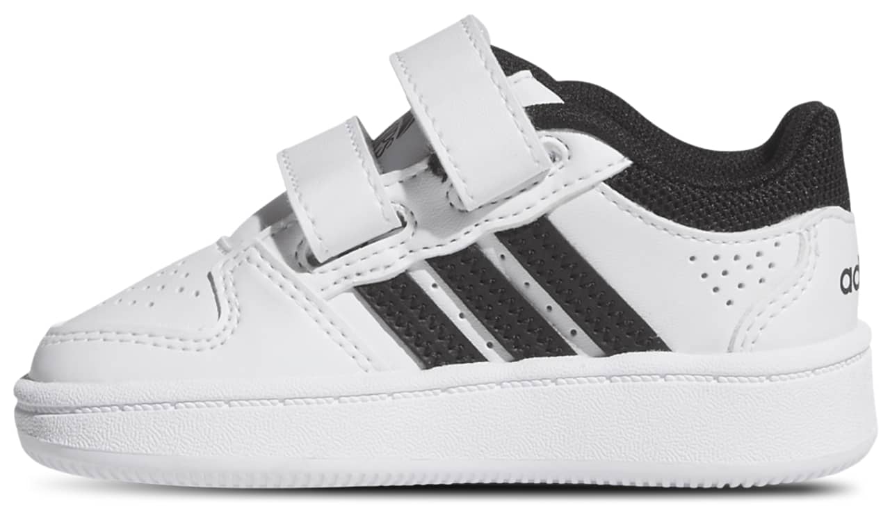 Adidas Hoops Classic Hook and Loop Sneaker White 8.5 New