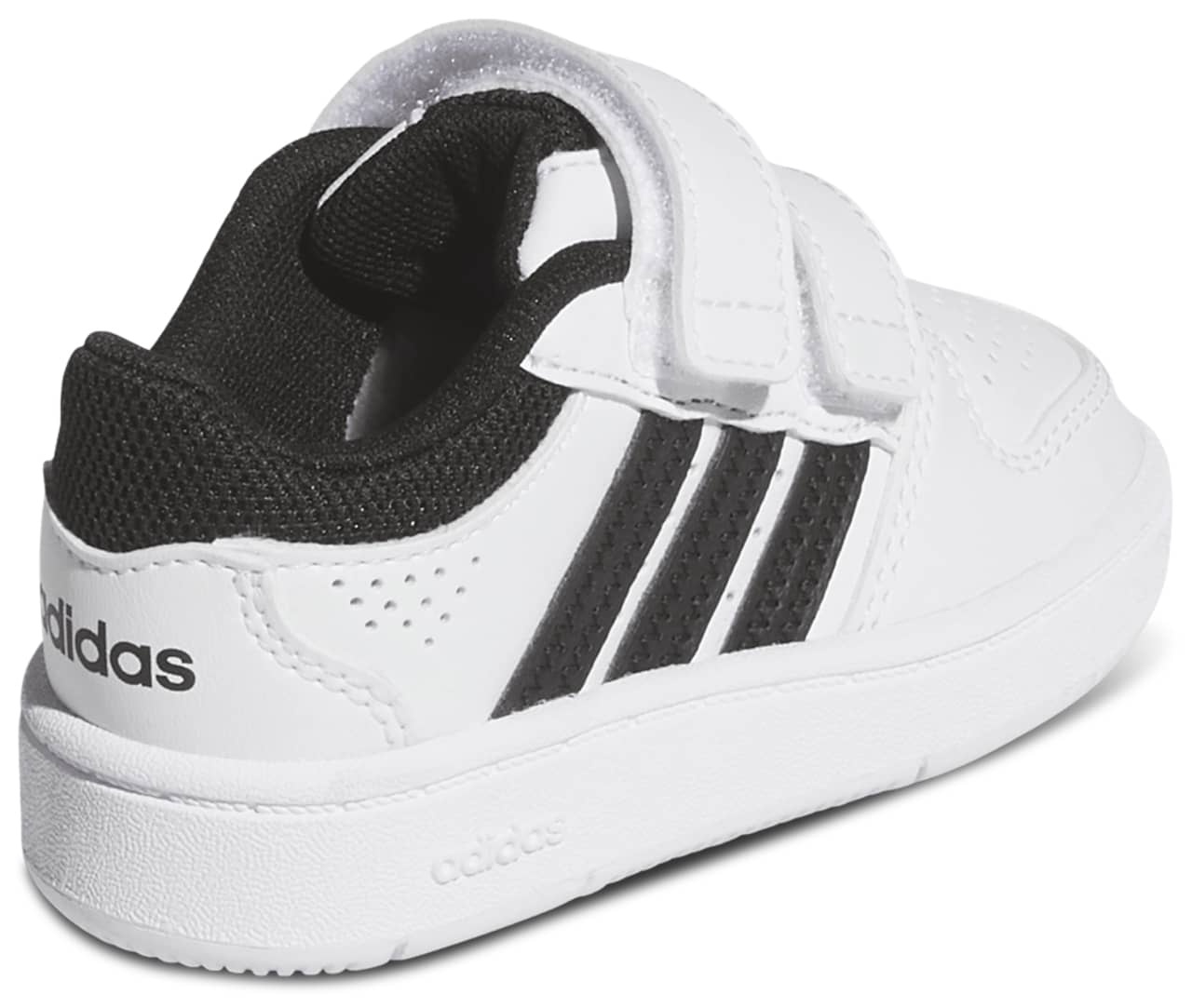 Adidas Hoops Classic Hook and Loop Sneaker White 8.5 New