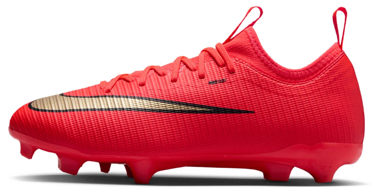 Nike Jr Vapor 17 Academy Fg/Mg T Sneaker Red 5.5 New