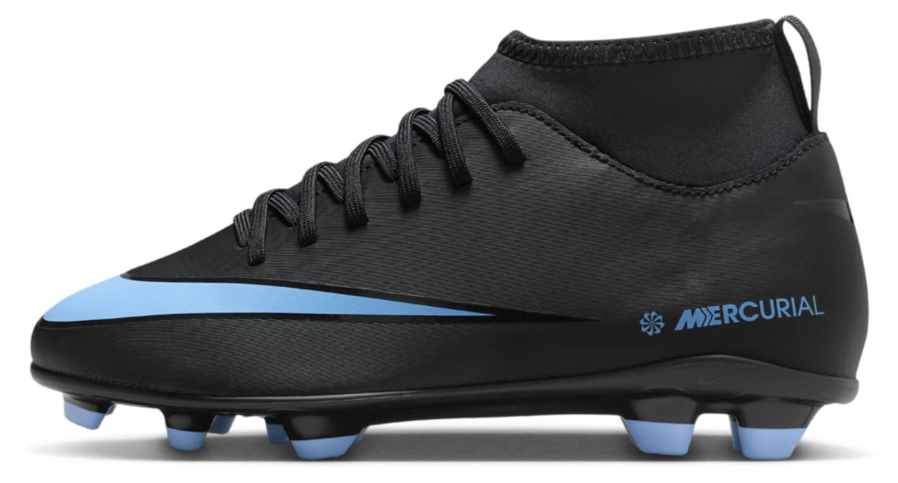 Nike JR Superfly 10 Club FG/MG Sneaker Black 5.5 New