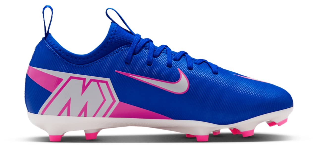 Nike JR Zoom Vapor 16 Academy FG/MG Sneaker Blue 4.5 New