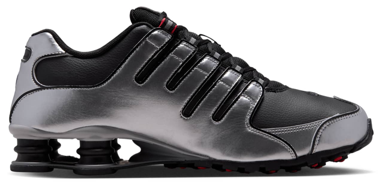 Nike Shox NZ MET Sneaker Silver 10.5 New