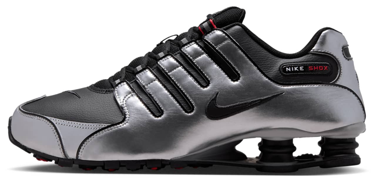 Nike Shox NZ MET Sneaker Silver 10.5 New