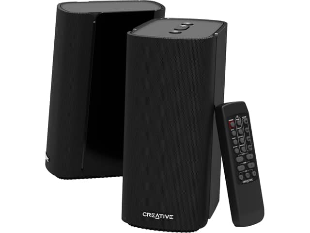 Creative T100 Portable Bluetooth Speakers Black New
