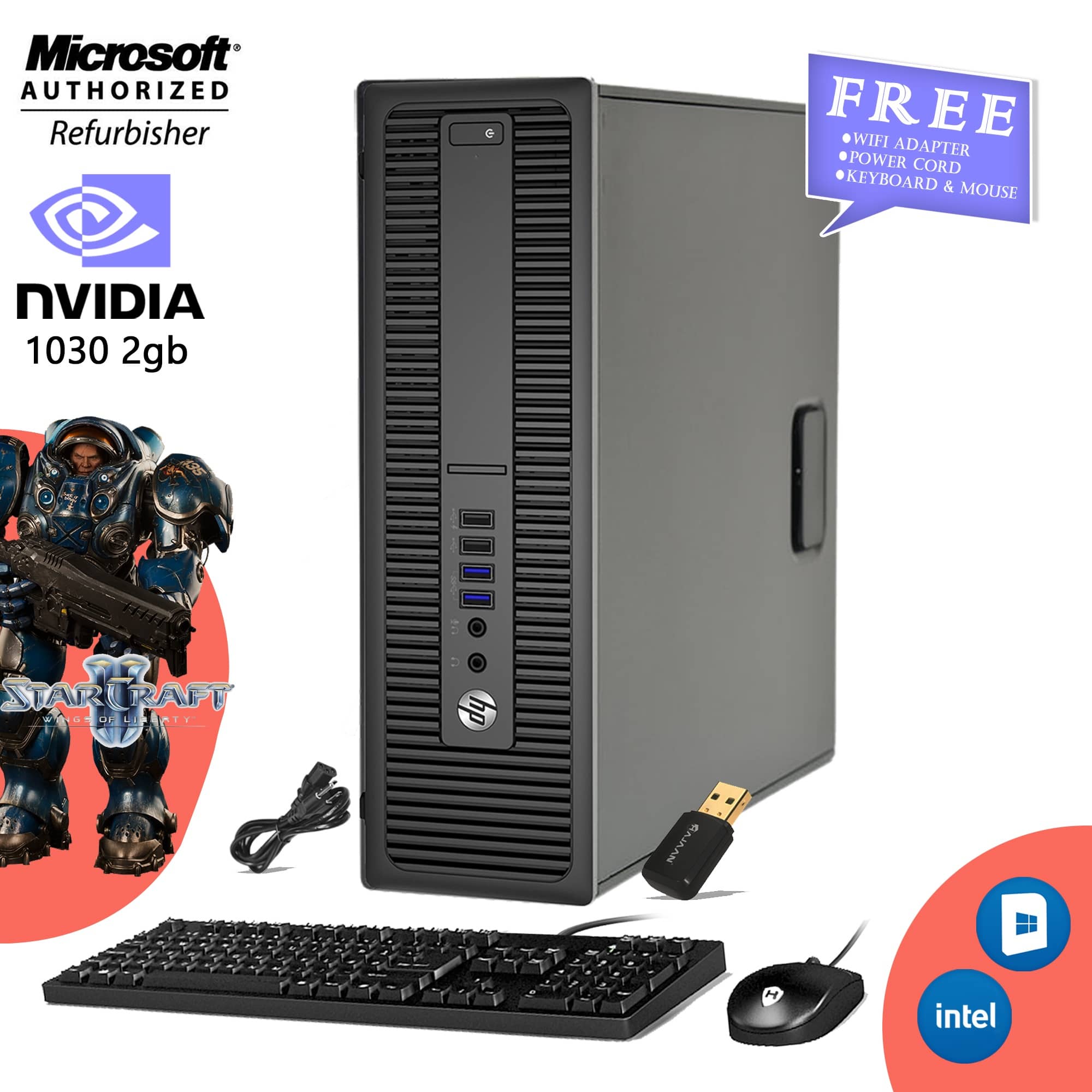 HP Gaming Desktop PC Computer Computers 512GB 16GB New