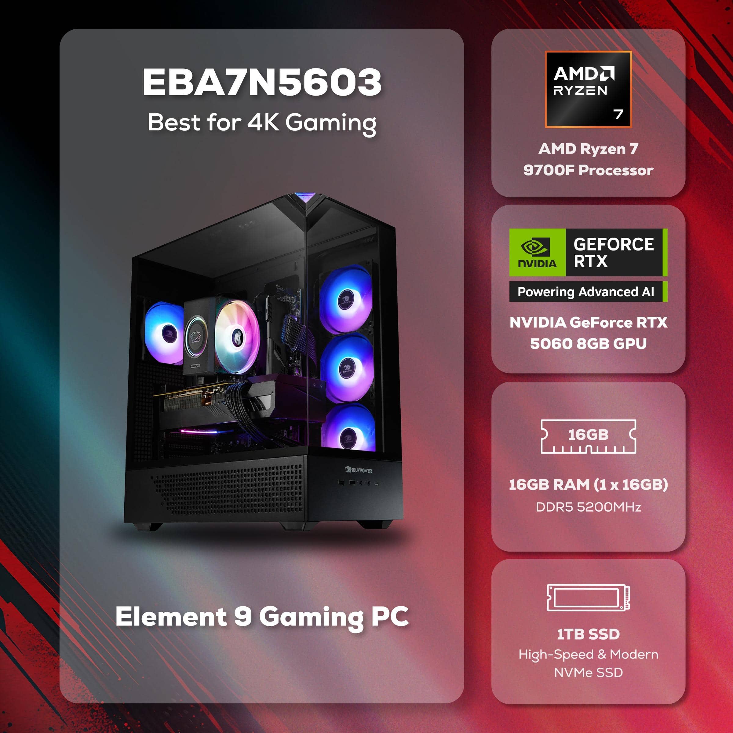 iBUYPOWER EBA7N5603 Computers New