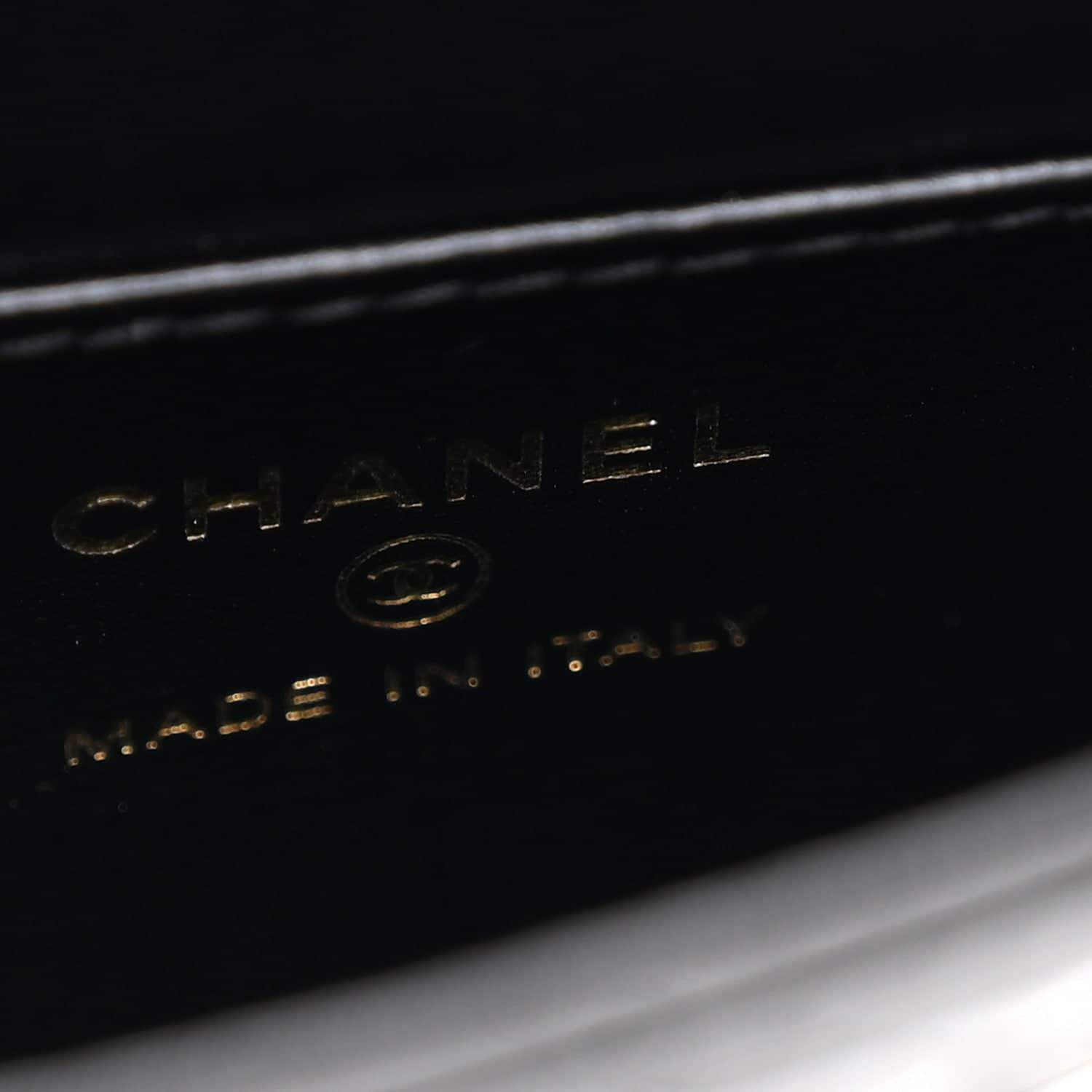 Chanel Chain Hoop Bag Women's bags Black Calfskin Quilted Used - Like New