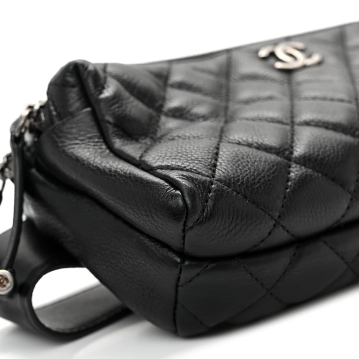 Chanel Waist Bag Caviar Women's bags Black Quilted Used - Like New