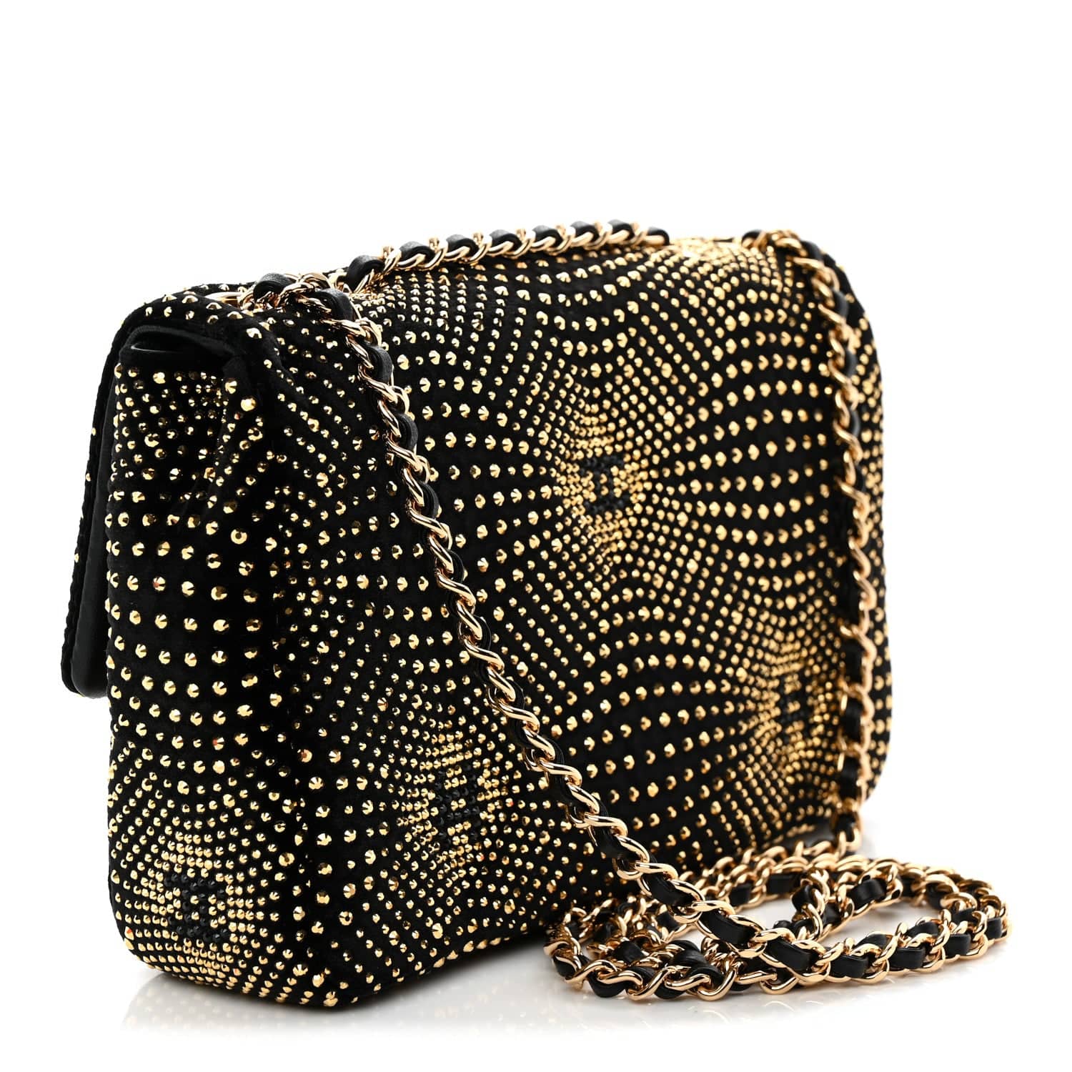 Chanel 2.55 Reissue Evening Flap Women's bags Gold Velvet Used - Like New