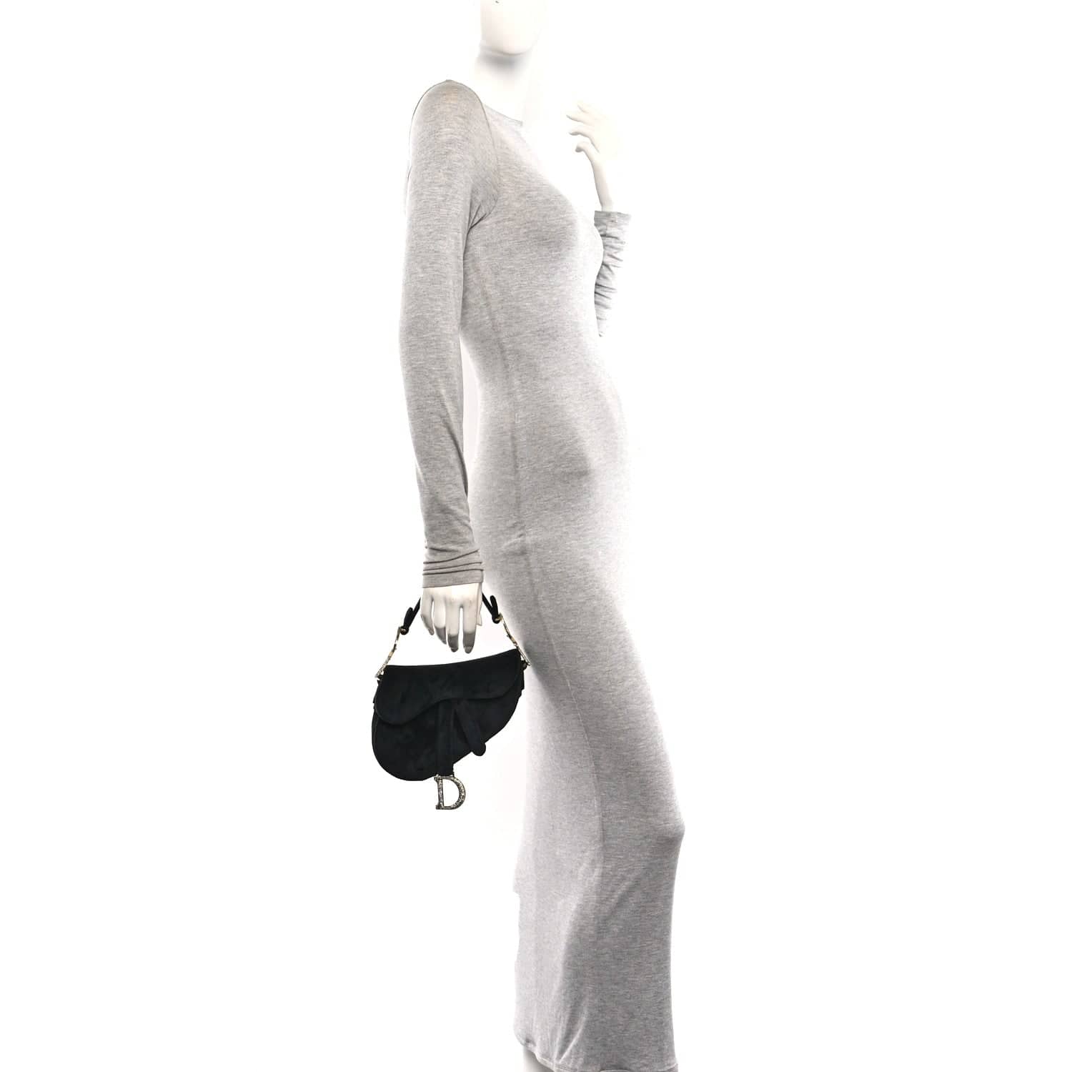 Dior Saddle Mini Women's bags Black New