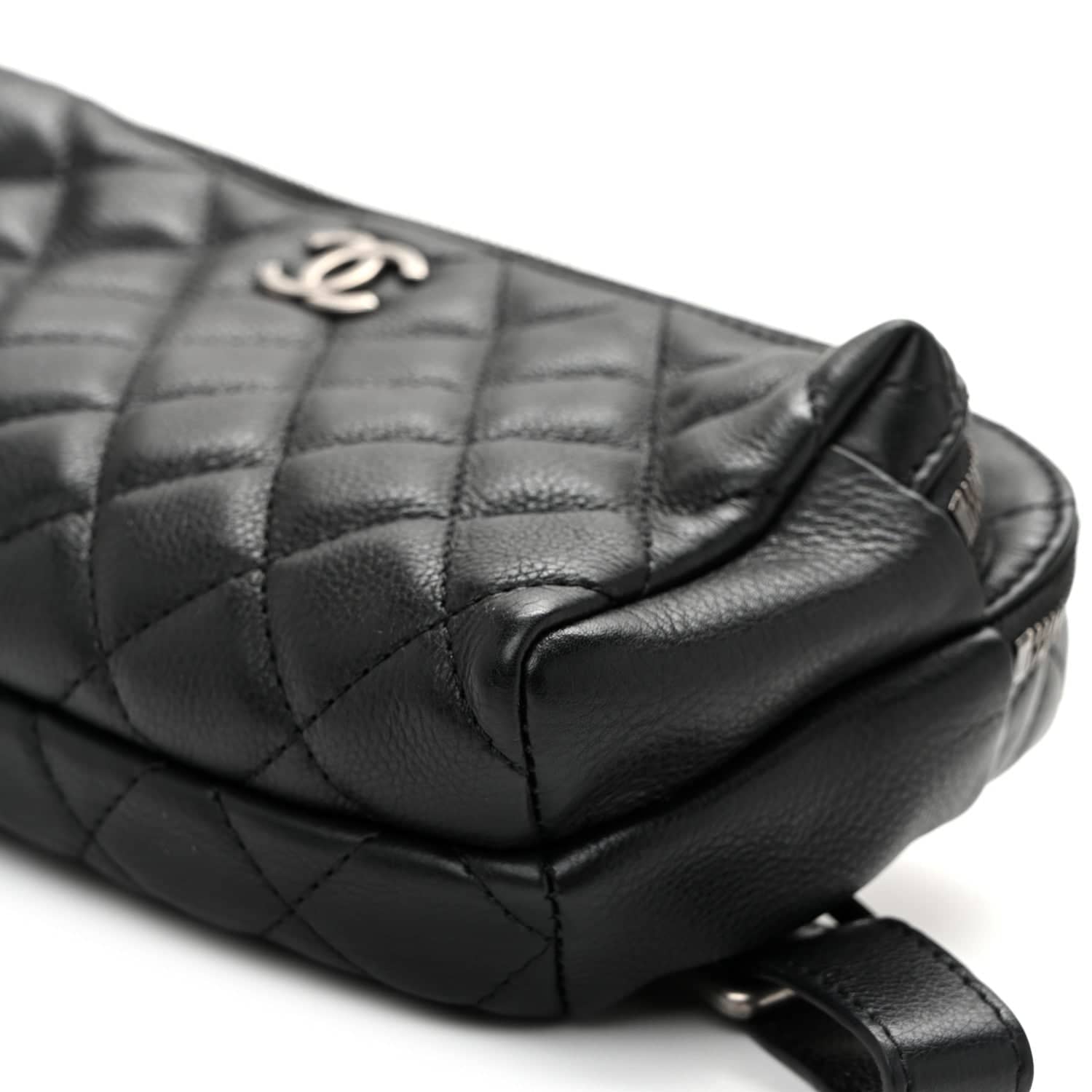 Chanel Waist Bag Caviar Women's bags Black Quilted Used - Like New