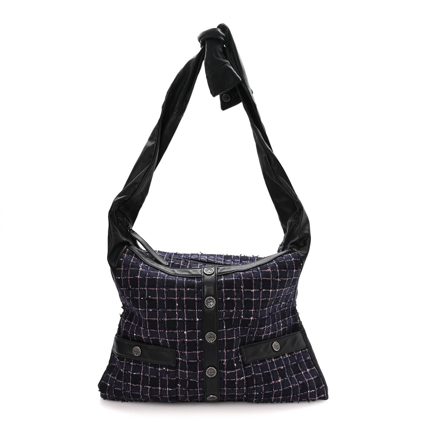 Chanel Girl Bag Women's bags Blue Large Lambskin Used - Like New