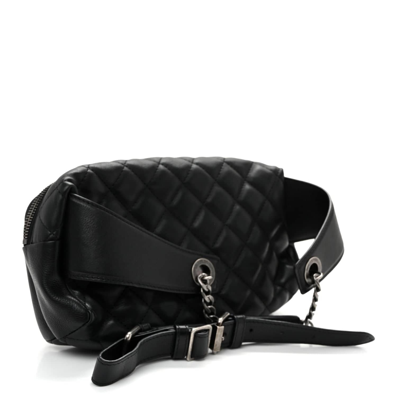 Chanel Waist Bag Caviar Women's bags Black Quilted Used - Like New