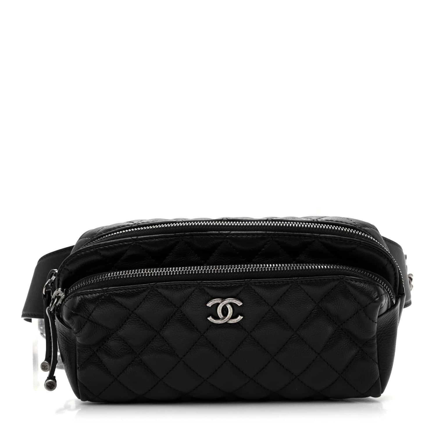 Chanel Waist Bag Caviar Women's bags Black Quilted Used - Like New