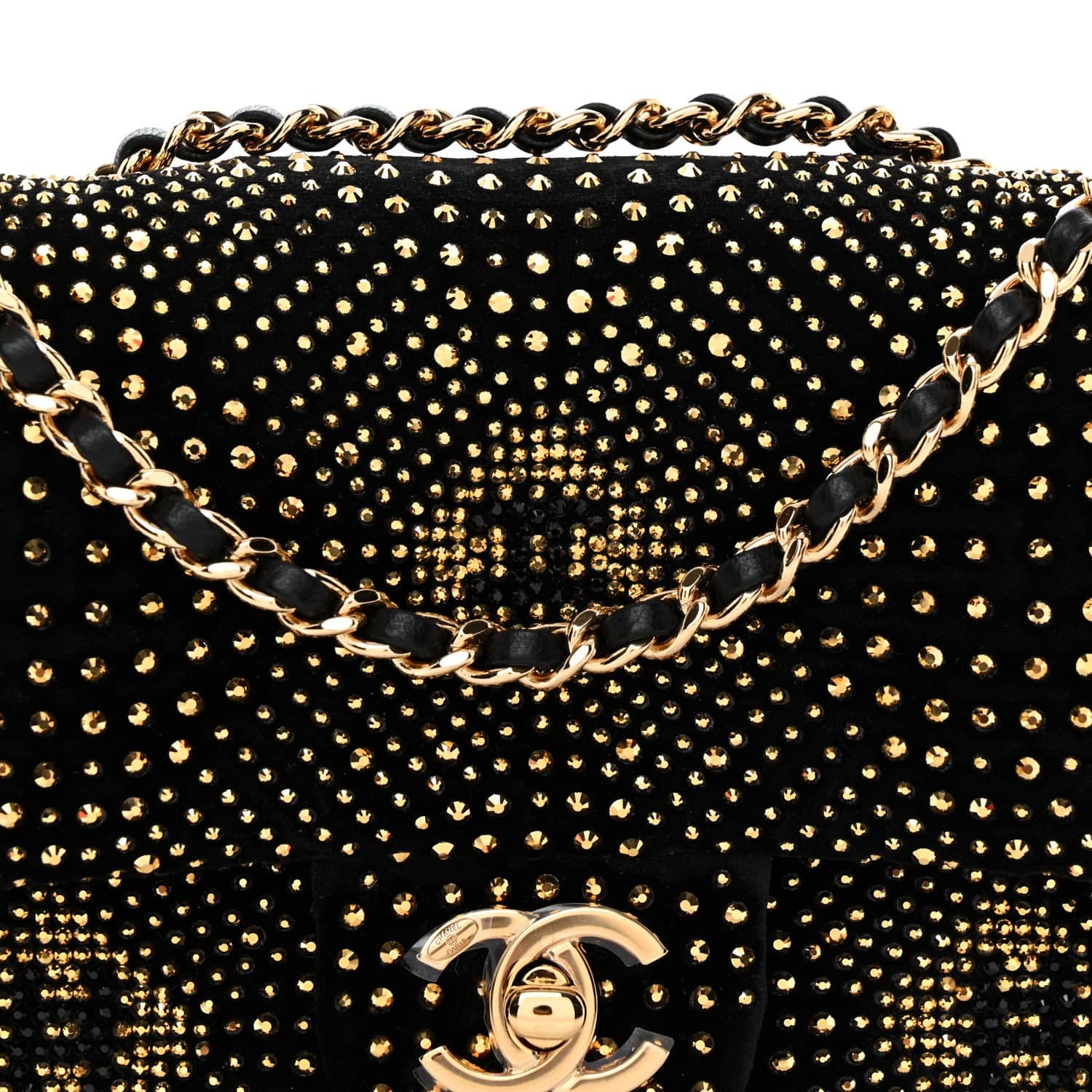 Chanel 2.55 Reissue Evening Flap Women's bags Gold Velvet Used - Like New