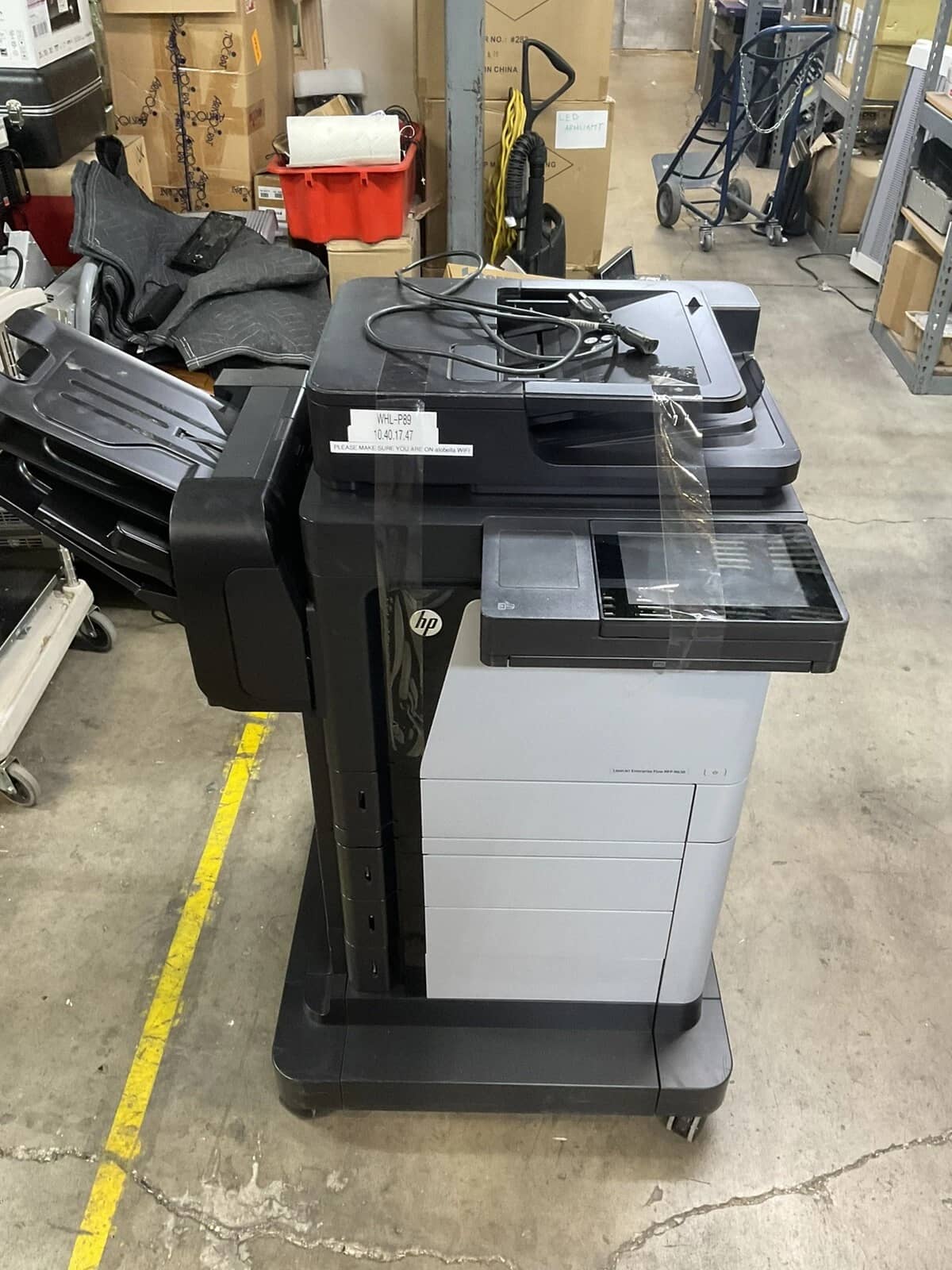 HP Laserjet Enterprise Flow MP M630 Printers Used - Good