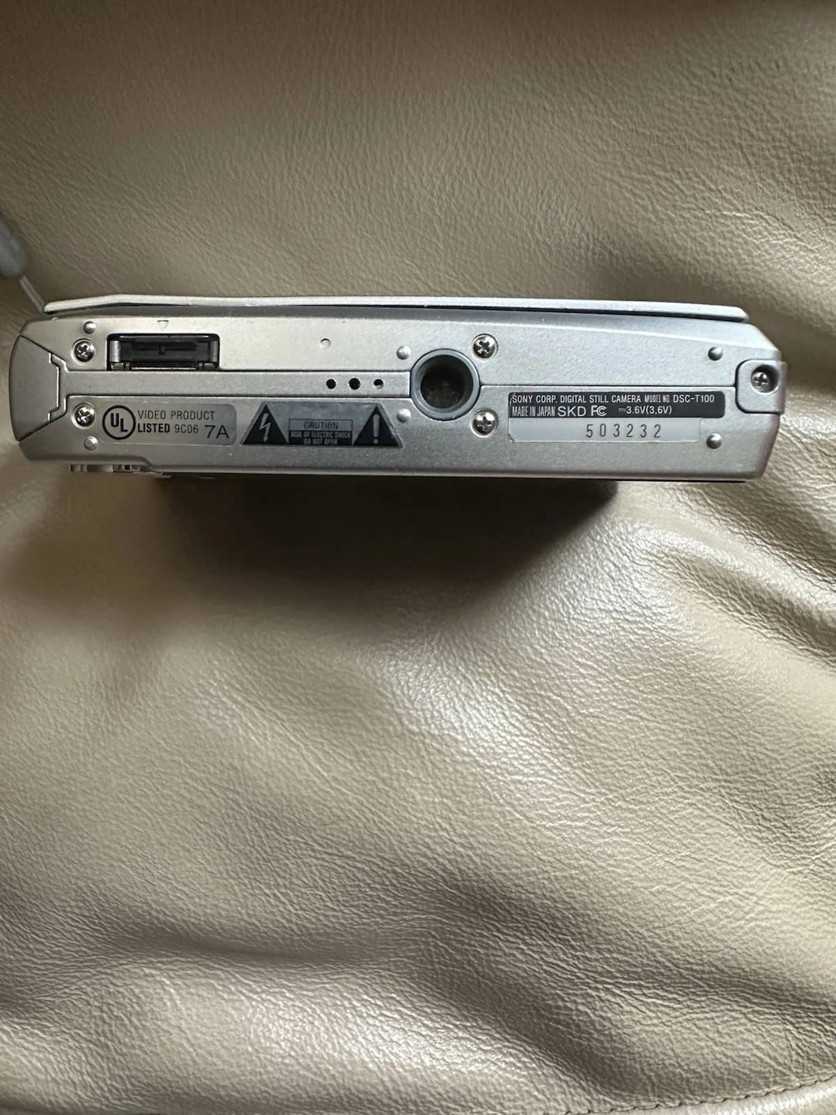 Sony Cyber-shot DSC-T100 Digital Cameras Silver Used - Good Body Only