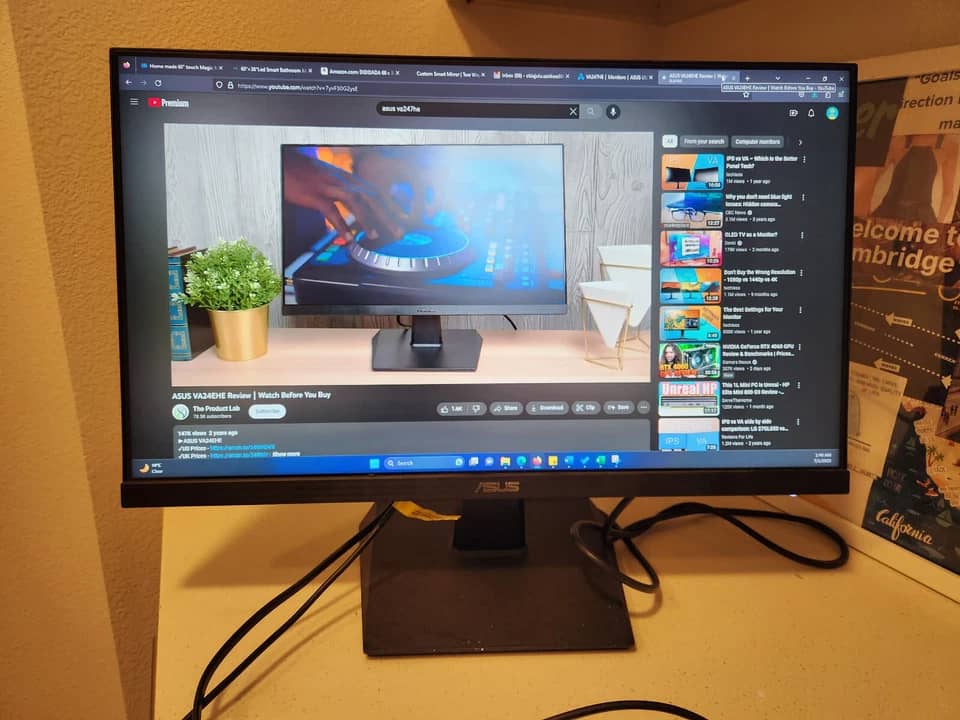 ASUS VA247HE Monitors