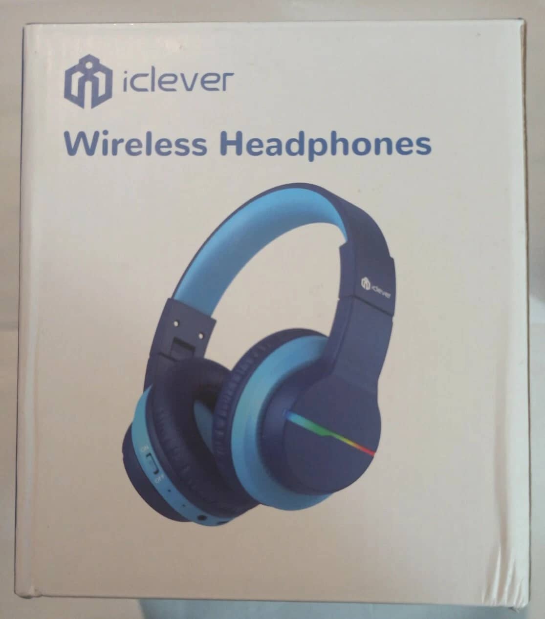 iClever BTH12-Blue Headphones & Earbuds New