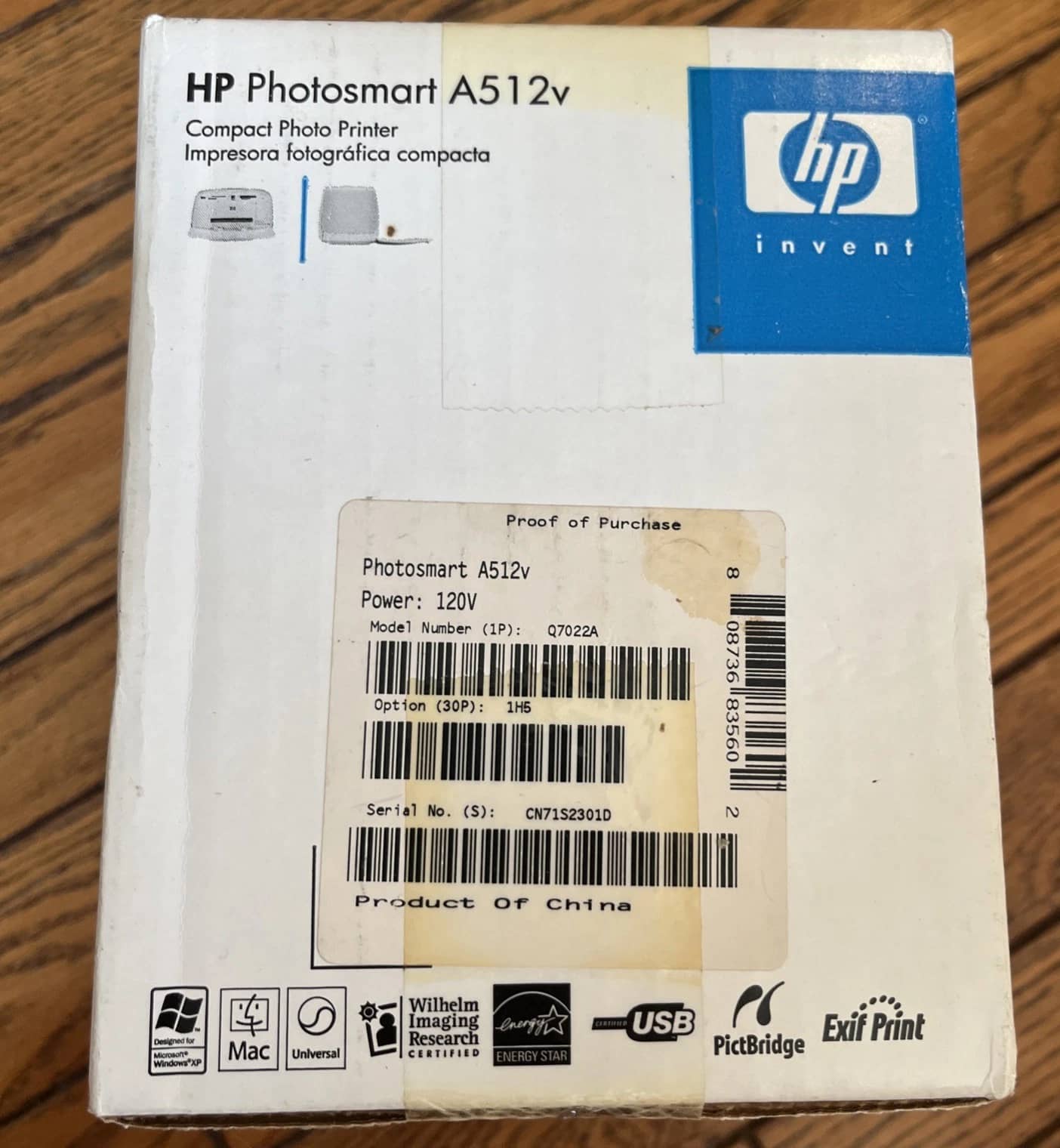HP Photosmart A512v Printers New