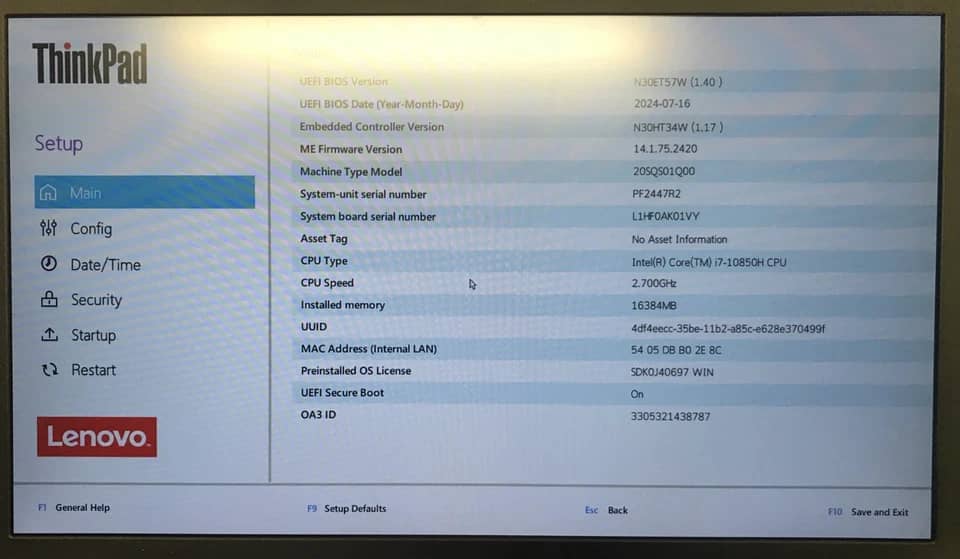 Lenovo ThinkPad P17 Gen 1 Computers