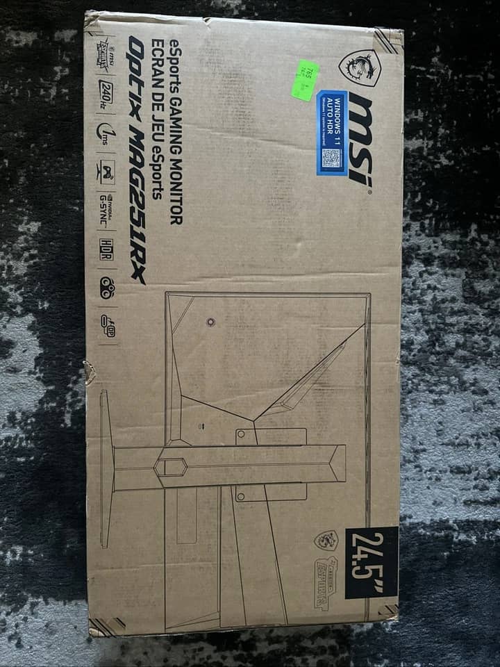 MSI MAG251RX Monitors