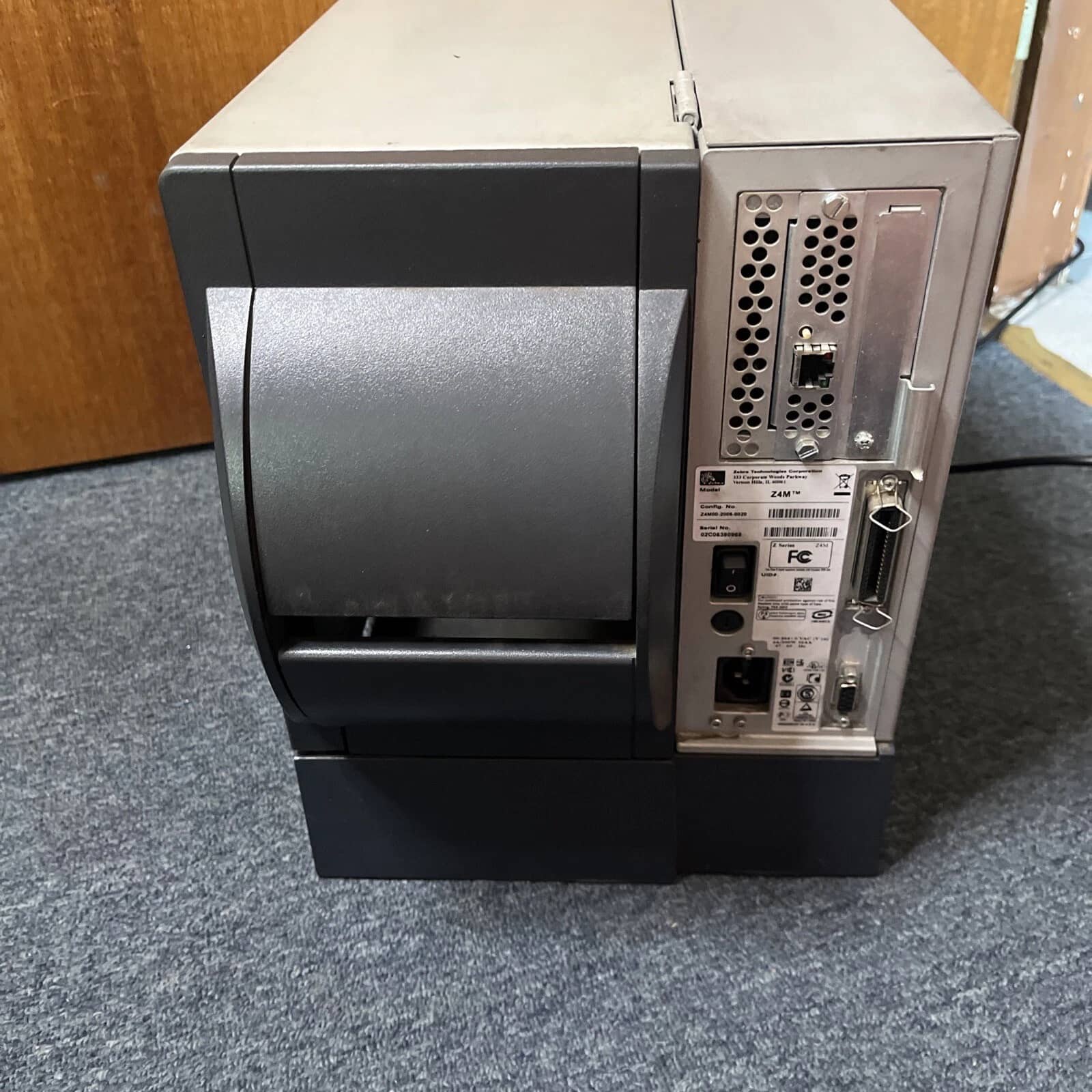 Zebra Z4M Plus Industrial Label Printers Used - Good