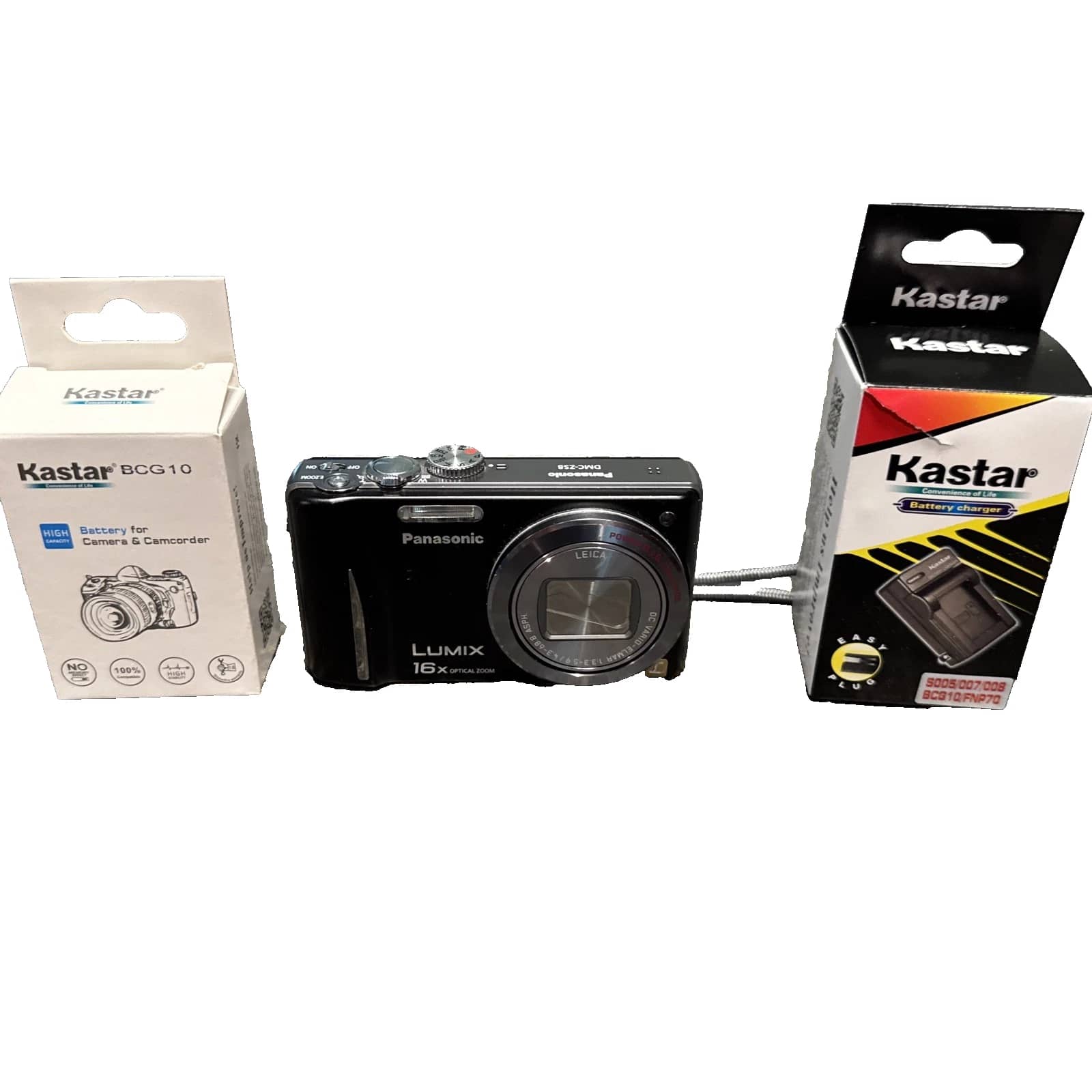 Panasonic LUMIX ZS8 Digital Cameras Silver Used - Very Good Body Only