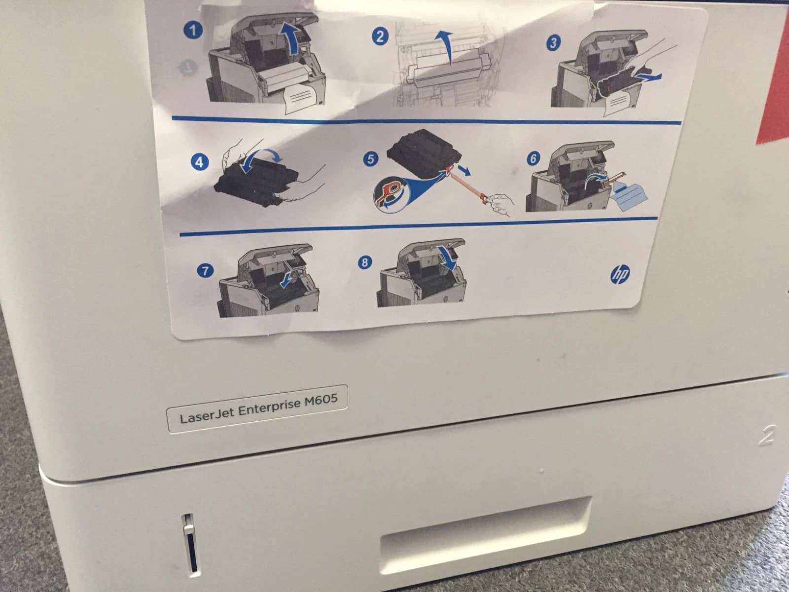 HP Laserjet Enterprise M605 Printers Used - Good