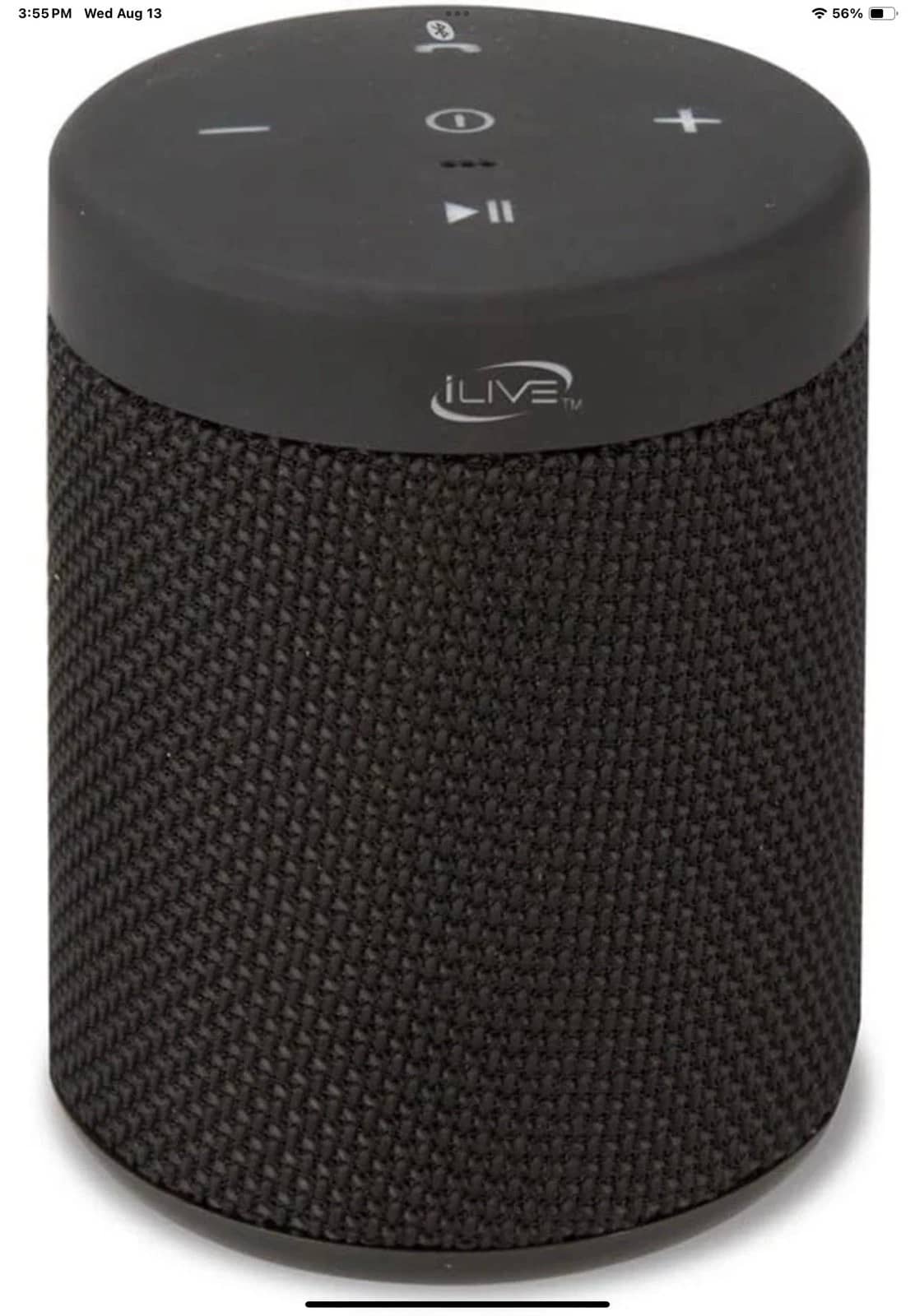 iLive Wireless Bluetooth Portable Speaker Portable Bluetooth Speakers Black New